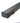 2-Piece Pool Cue Case – Black Hard Case for 1 Cue